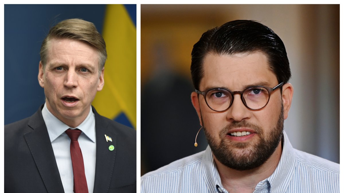 Jimmie Åkesson (SD) svarar på Per Bolunds (MP) utspel.