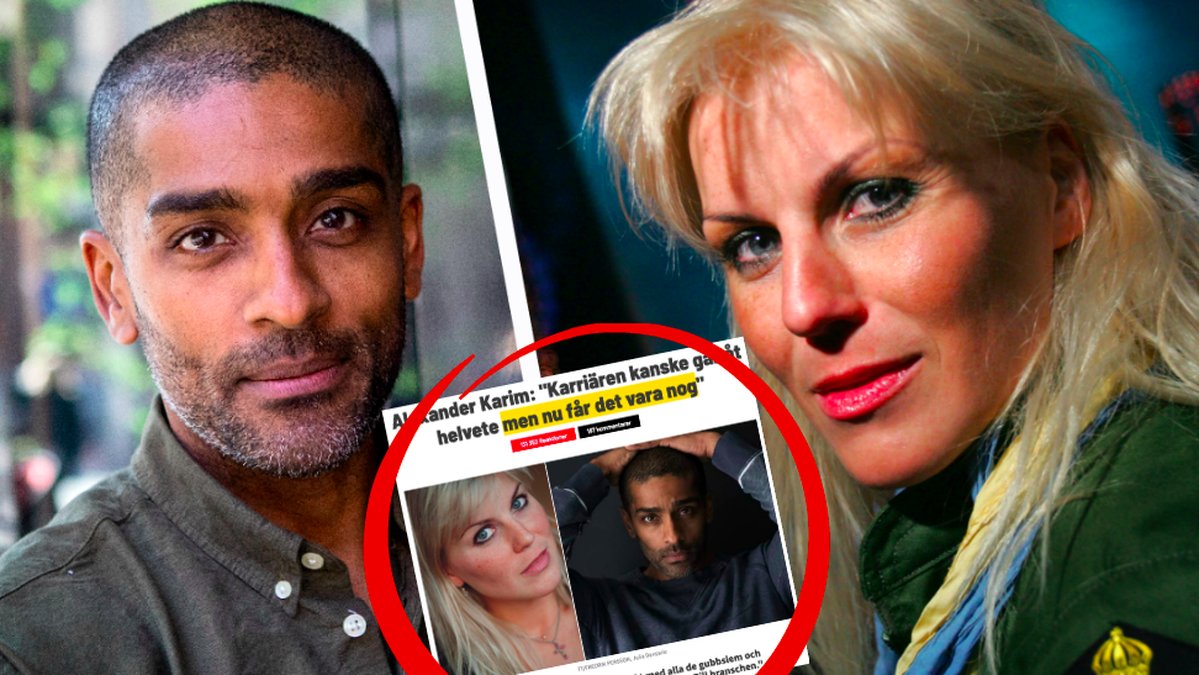 Alexanders Karim och Josefin Nilsson. Kollage