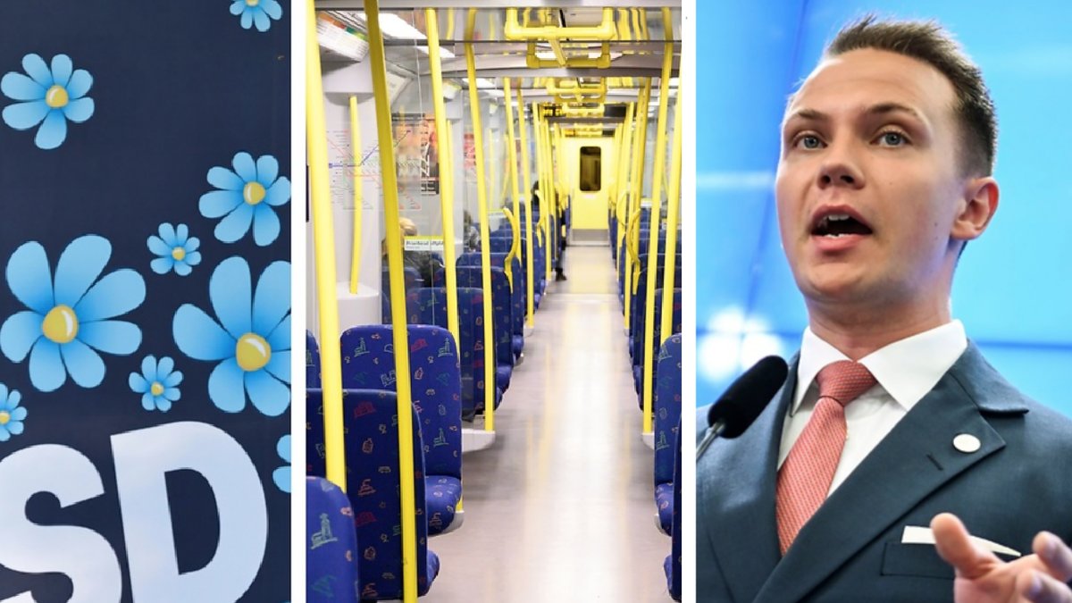 SD firade med en tårta som dekorerats med bilden från valrörelsen.