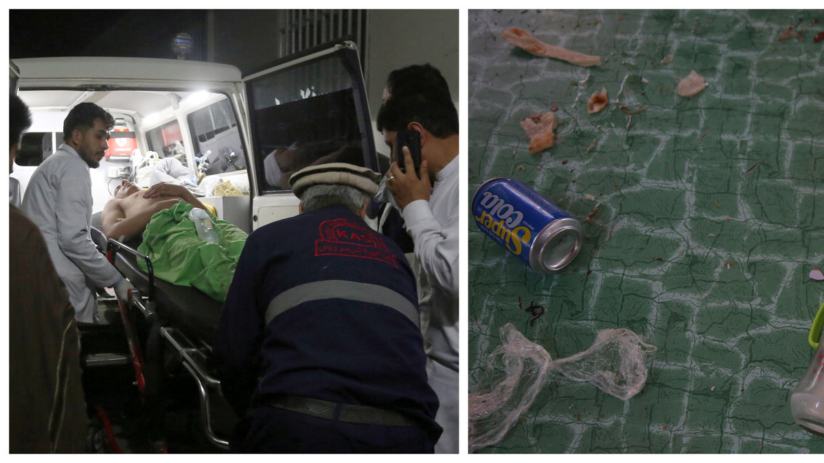 Självmordsattacken skedde i västra Kabul, Afghanistan.