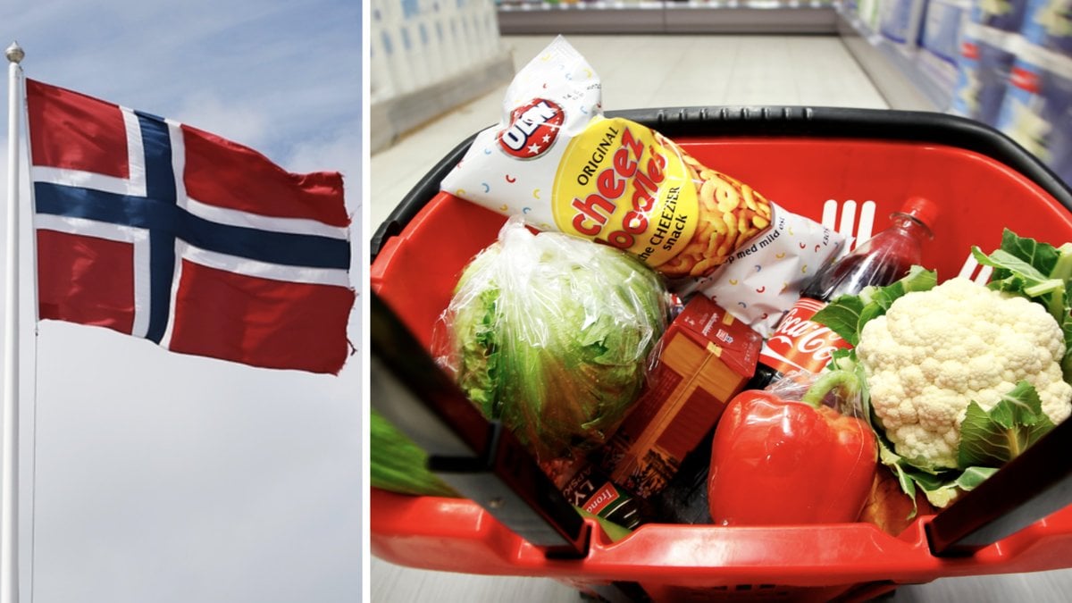 Efter prisrusningen åker svenskar till Norge för att handla billigare mat.