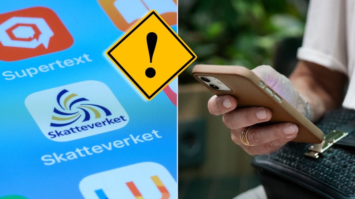 Skatteverkets app och mobil.
