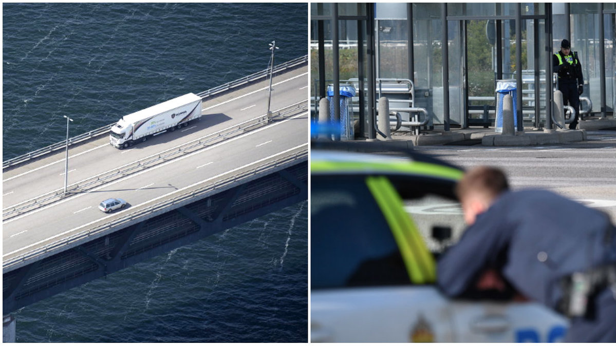 Öresundsbron har stängts av efter misstänkt kidnappning.