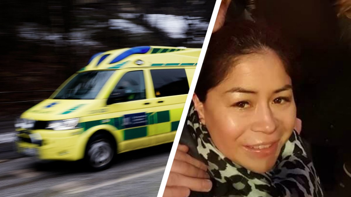 Therese Nyman gav en man hjärt- och lungräddning och under tiden stjäl någon hennes solglasögon