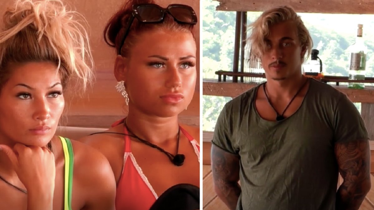 Deltagarna Jennifer och Annie och deltagaren Toby.