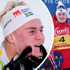 Alvar Myhlback på pallen.