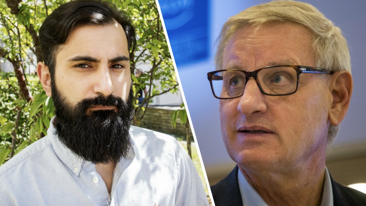 Hanif Bali till attack mot Carl Bildt på Twitter.