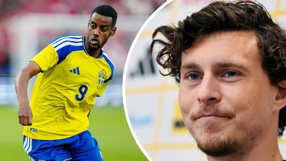 Alexander Isak och Victor Nilsson Lindelöf