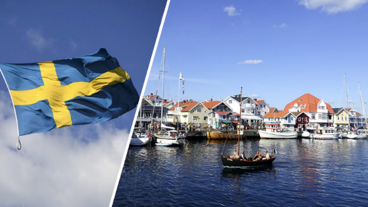 Svensk flagga, Smögen