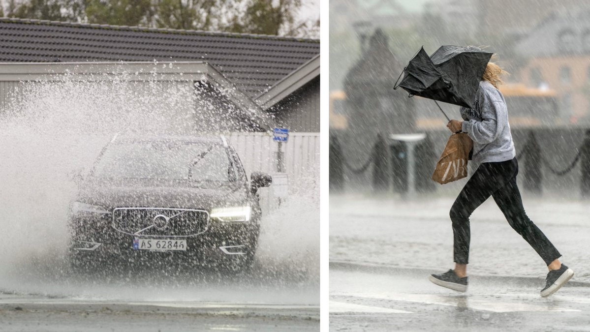 Riktigt ruskväder är på väg in över landet.