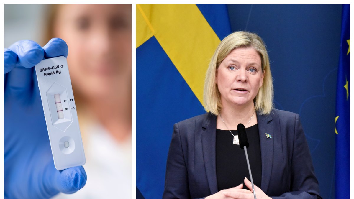 Magdalena Andersson har testat positivt för covid-19. 