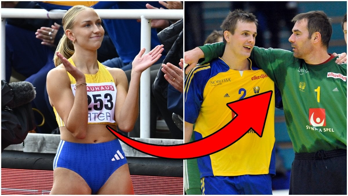 Maja Åskag och hennes farbror.