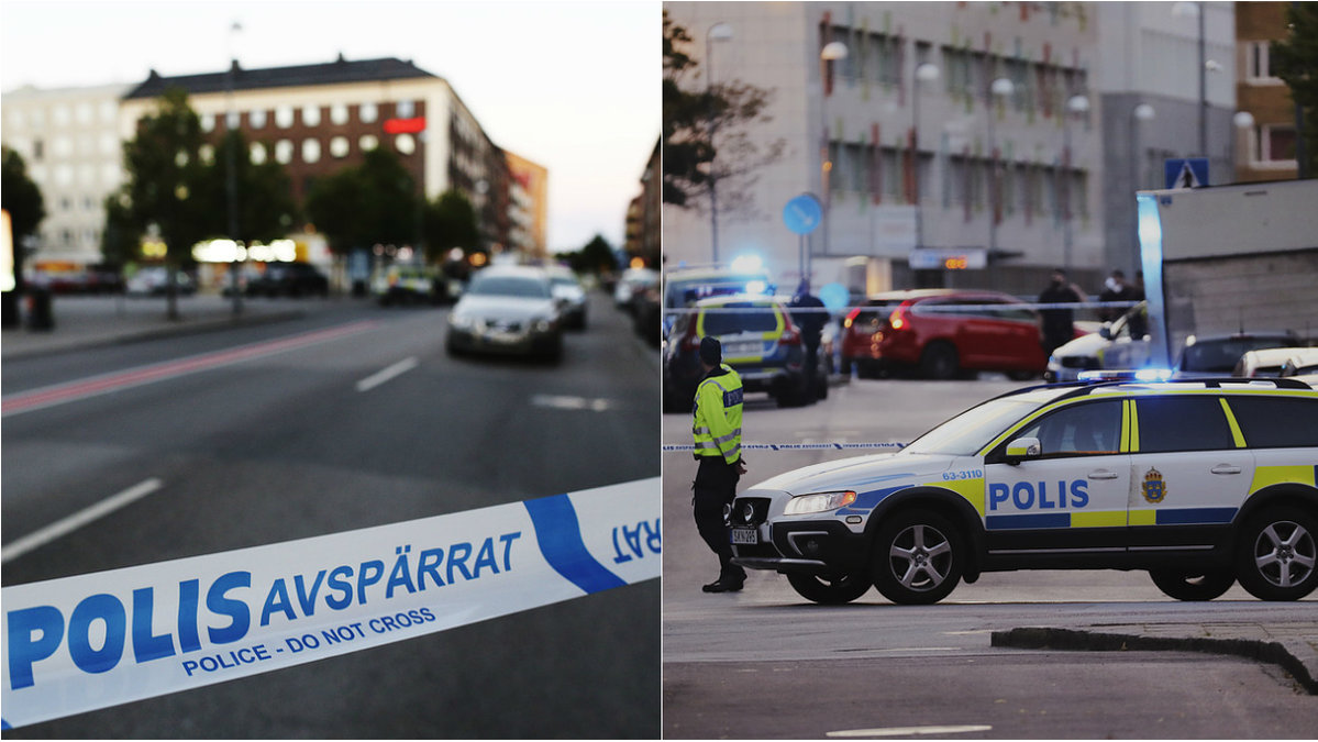 Skottlossning i centrala Helsingborg – fyra skadade. 