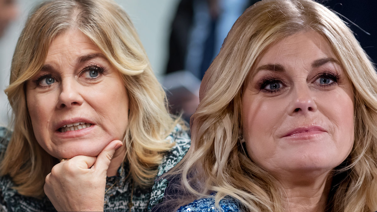 Pernilla Wahlgren grät på motorvägen
