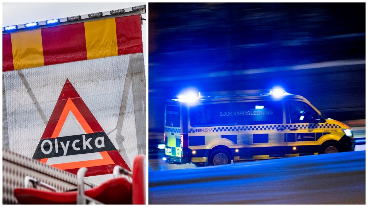 Fyra personer i övre tonåren behövde uppsöka sjukhus. 