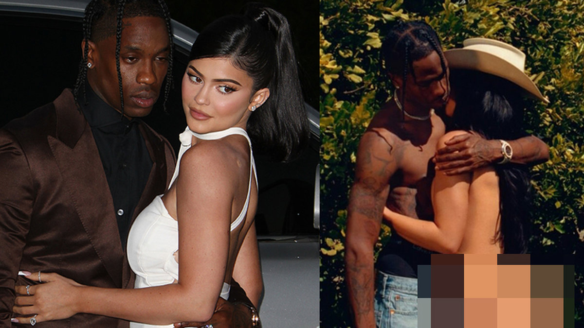 Kylie Jenner och Travis Scott i Playboy