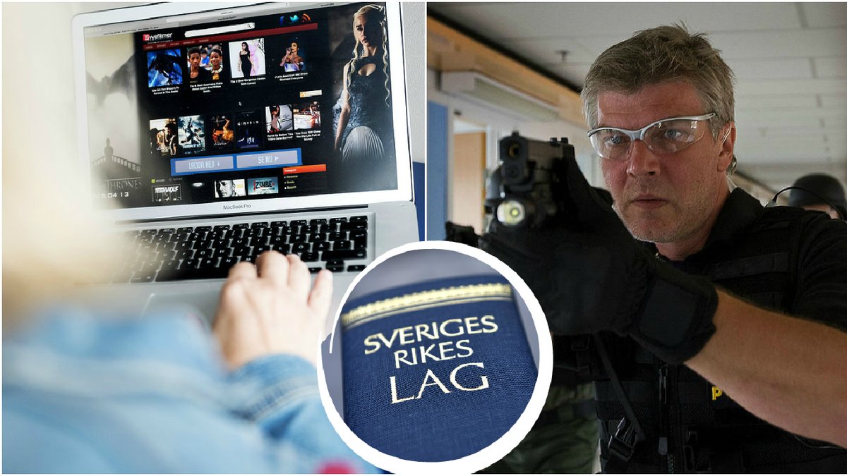 Swefilmer, lagbok och Johan Falk