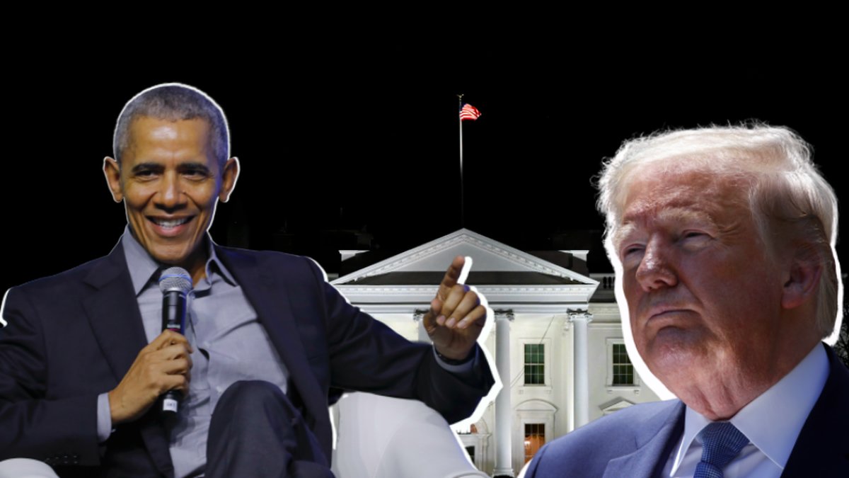 Obama riktar en känga mot regeringen i USA.