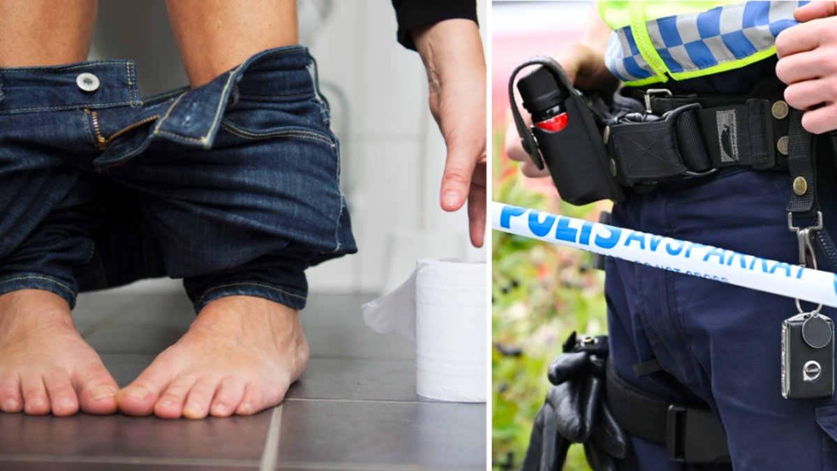 Böjde sig fram och bajsade mot poliser – blev pepparsprayad