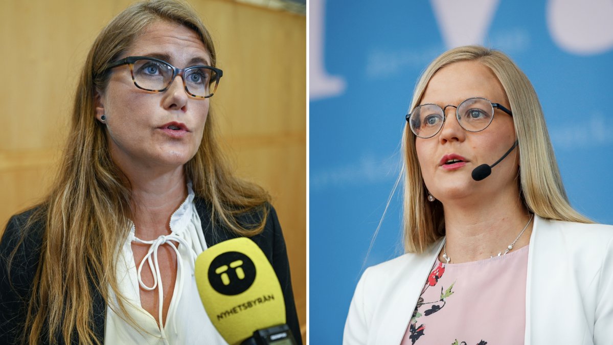 Janine Alm Ericson och Julia Kronlid.