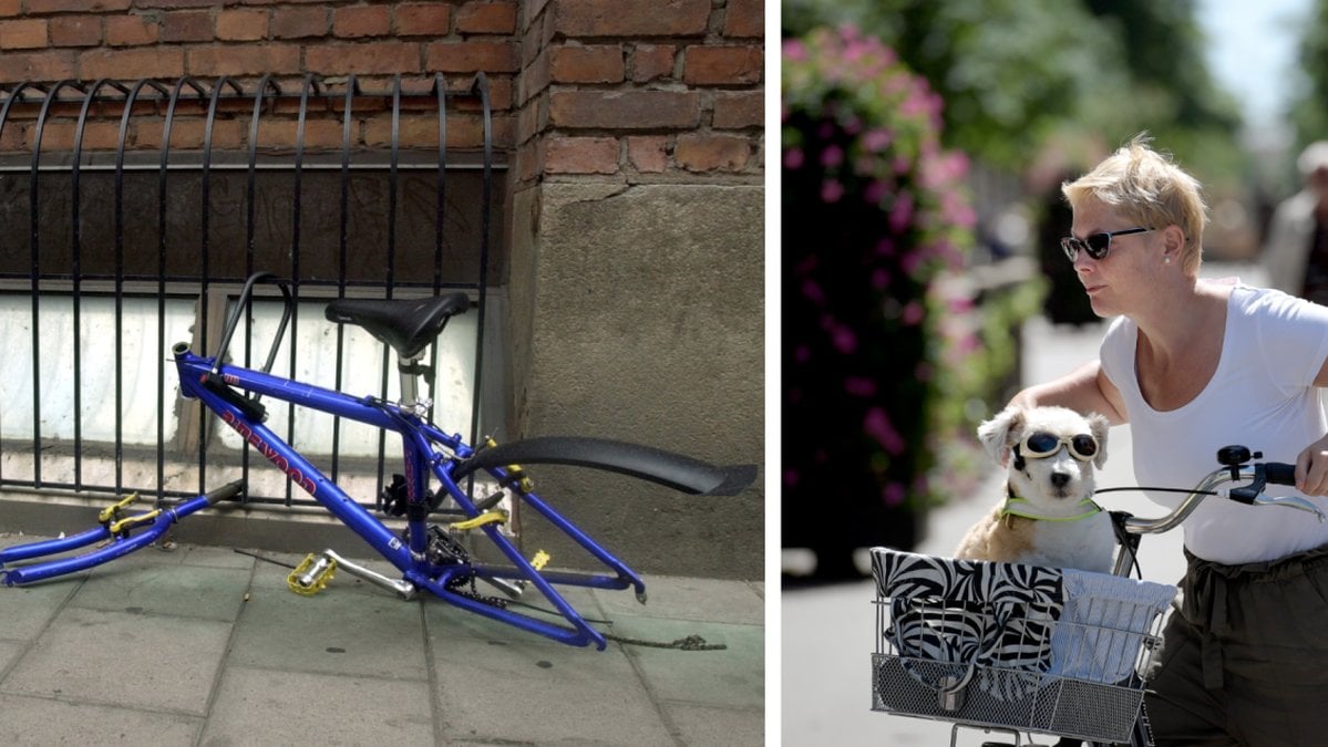 Var noga med var du parkerar cykeln.