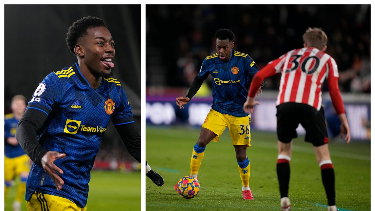 Anthony Elanga blev hyllad målskytt för Manchester United.