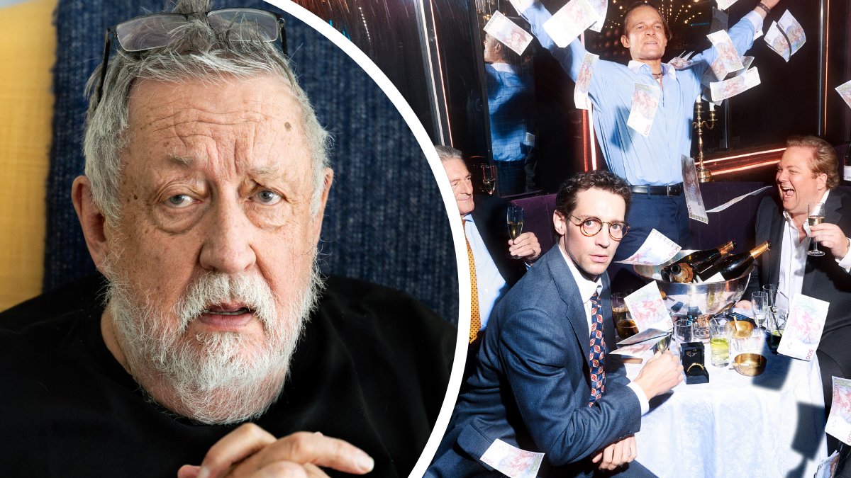 Leif GW Persson vänster. Golden Boys pressbild på huvudkaraktärerna.