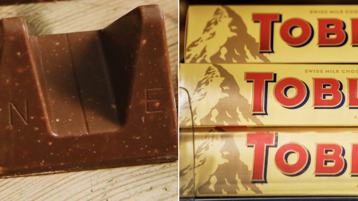 Nu bryter Toblerone logga.