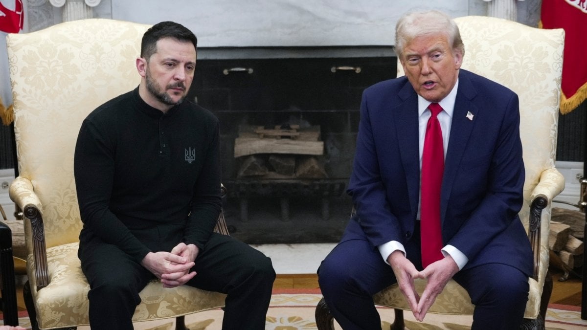 Den ukrainske presidenten Volodymyr Zelenskyj besökte under fredagen Vita huset för att underteckna ett mineralavtal mellan USA och Ukraina