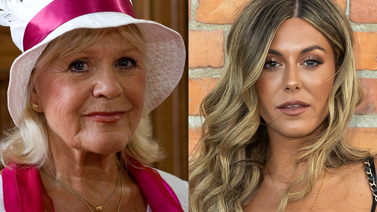 Christina Schollin och barnbarnet Bianca Ingrosso