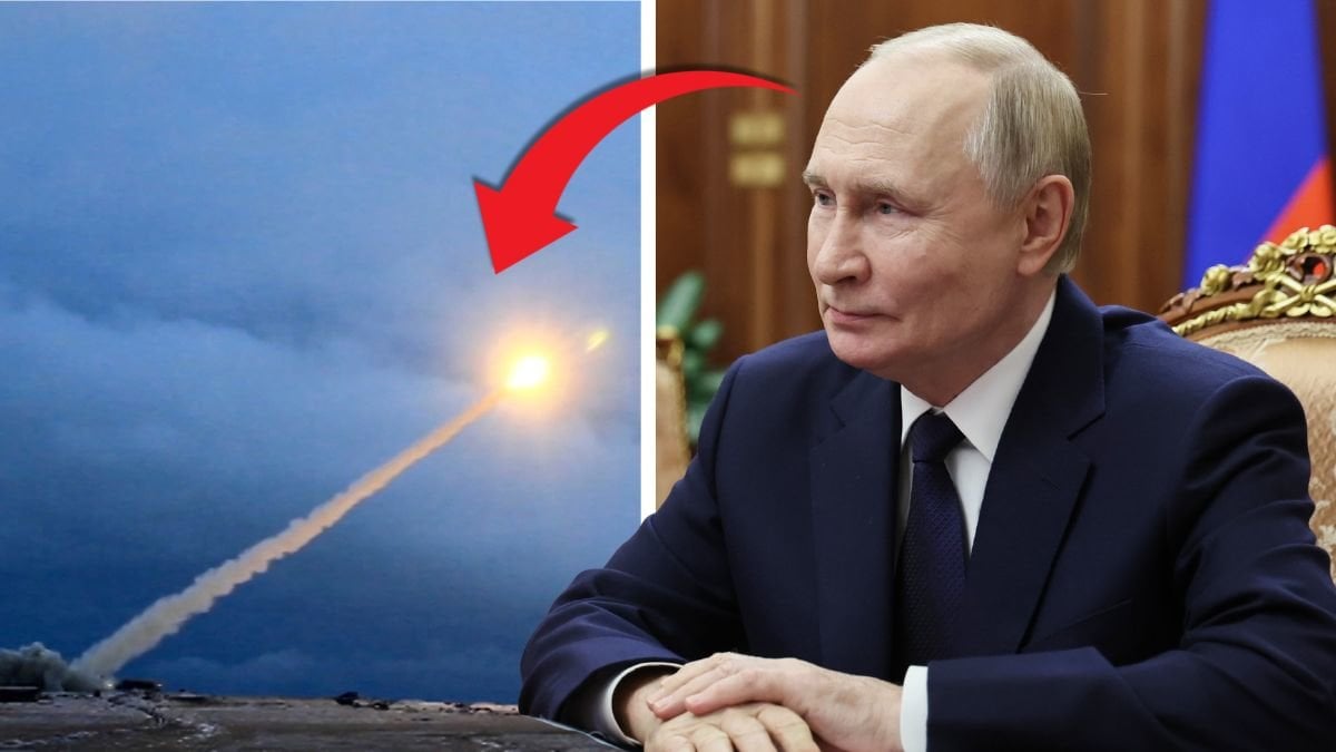 Rysslands oslagbara kärnvapen och ryske presidenten Vladimir Putin.