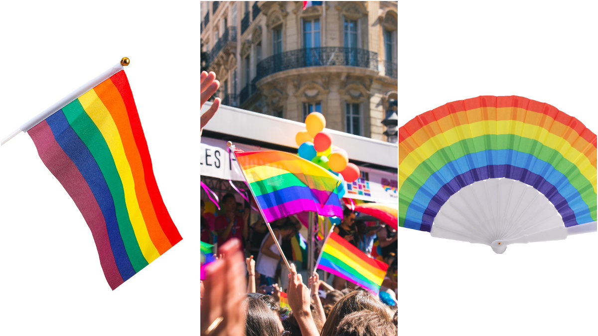Regnbågsprylar till pride