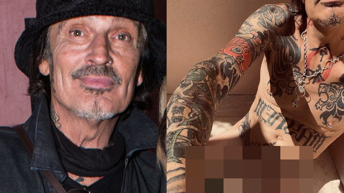 Tommy Lee från Mötley Crue la ut en nakenbild på sig själv.
