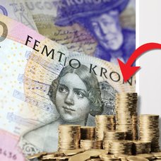 Pengar och en anställd.