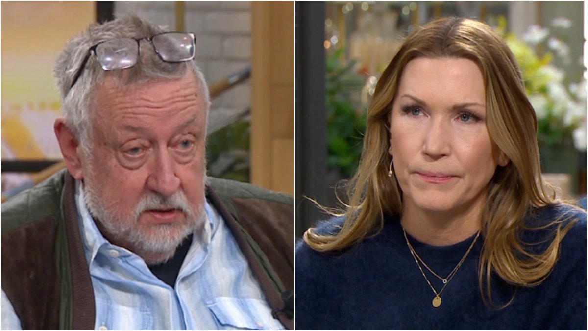 Jenny Alversjö intervjuade Leif GW Persson i Nyhetsmorgon.