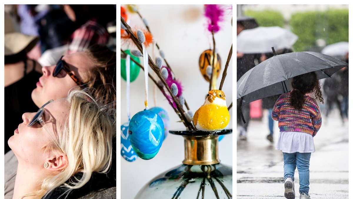 Hur blir vädret under påskhelgen 2022?