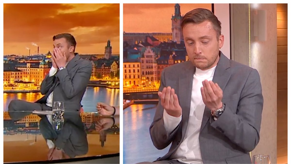 Axel Pileby tappade det i TV4:s Efter fem.