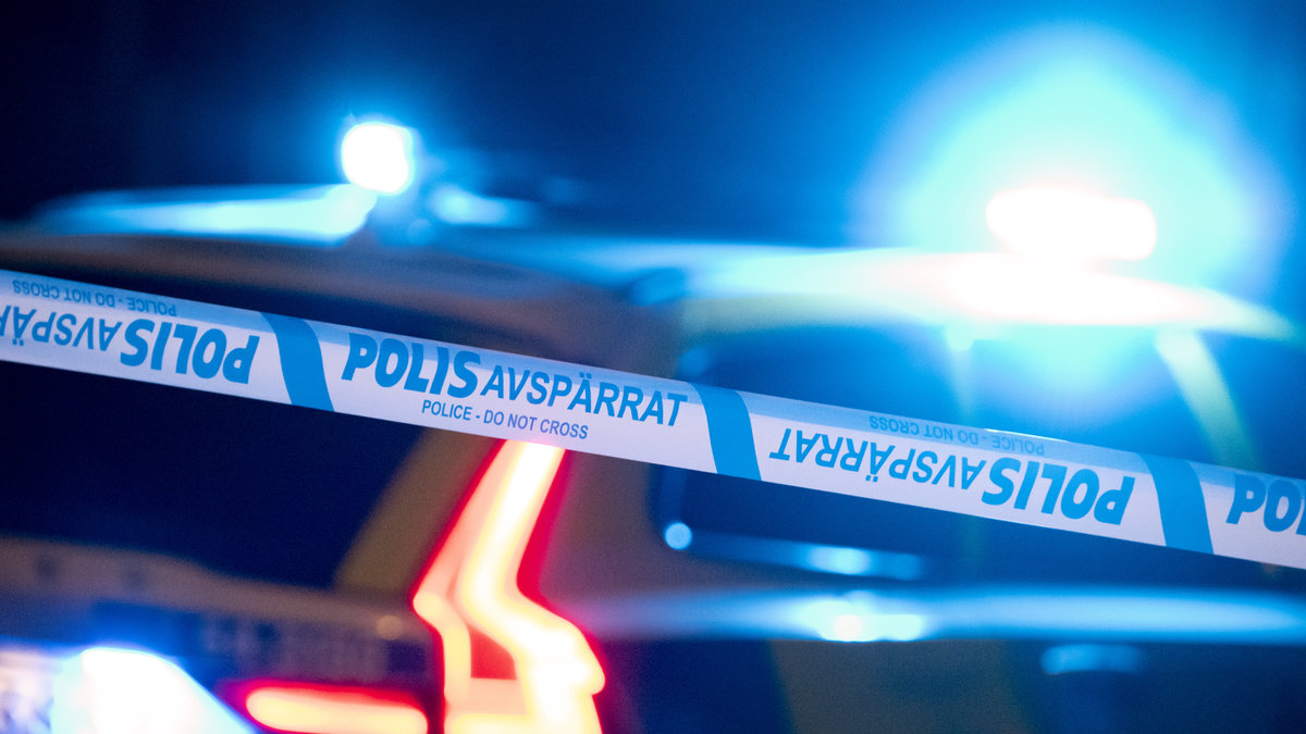 Genrebild polis.
