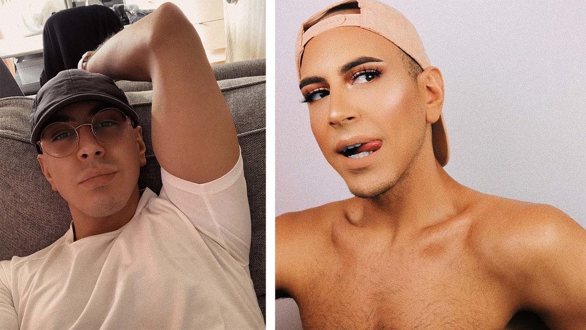Influensern Amir Akrouti berättar på sin Instagram hur han blev antastad