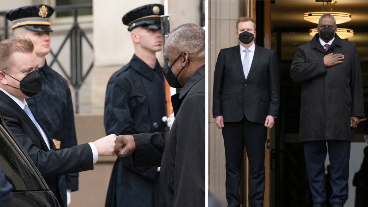 Antti Kaikkonen och Lloyd Austin