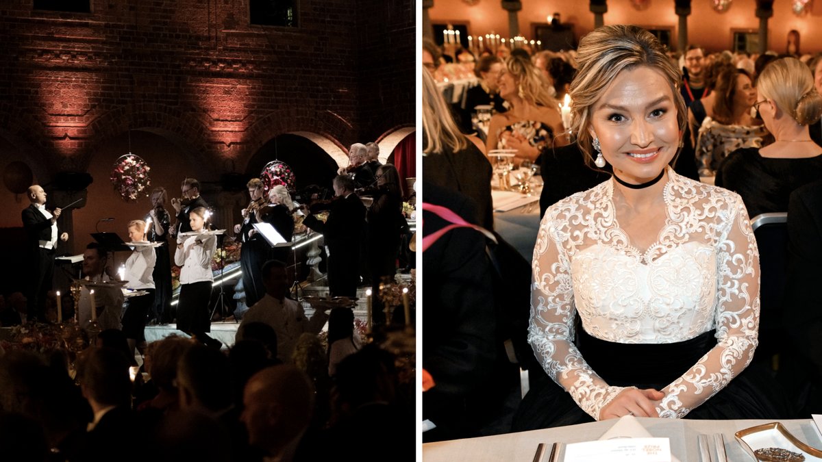 Ebba Buschs tabbe under nobelfirandet - skulle hylla 