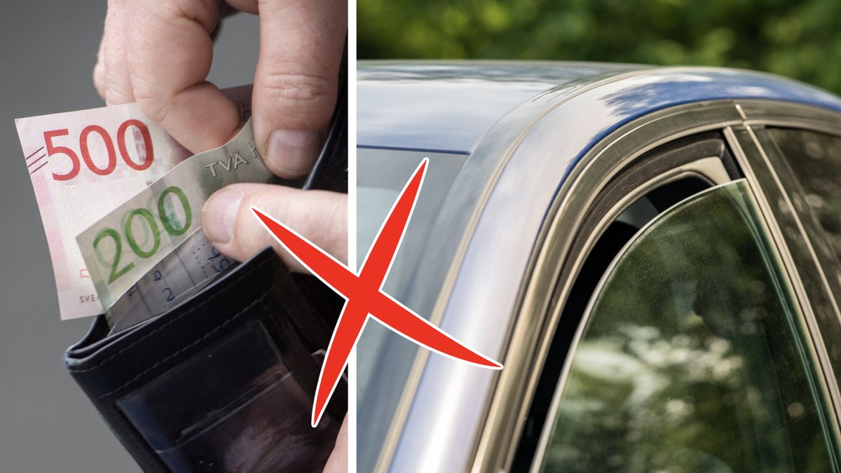 Att lämna bilfönstret öppet i sommarvärmen kan bli en dyr historia.