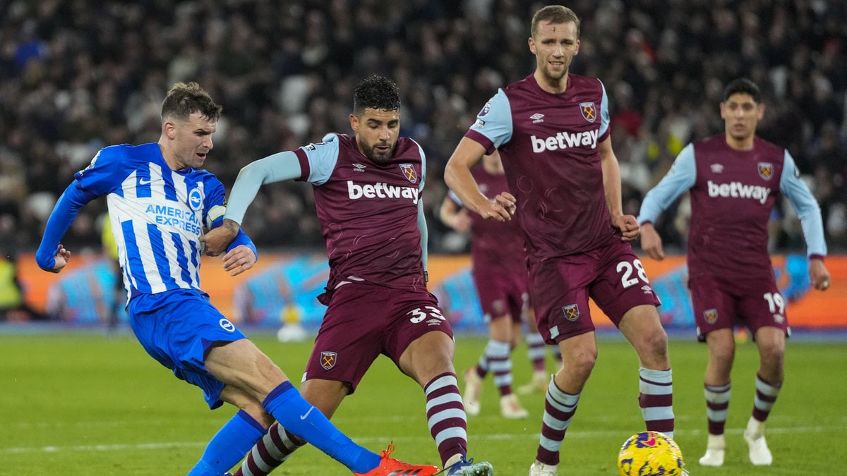 Matchen mellan West Ham och Brighton slutade oavgjort och mållöst.