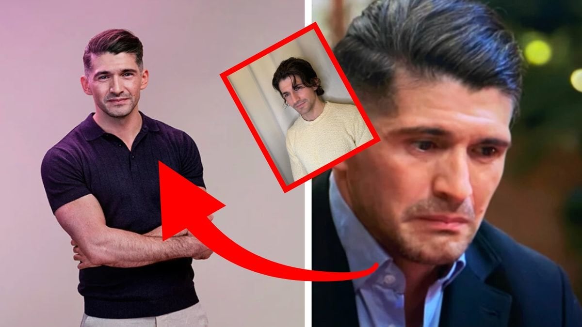 Fabian vänster och höger. Hans nya look i mitten.