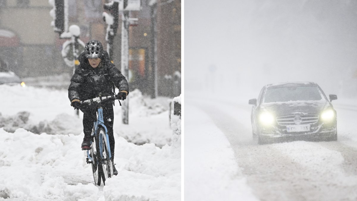 SMHI utfärdar varning: Kraftigt snöfall väntas 