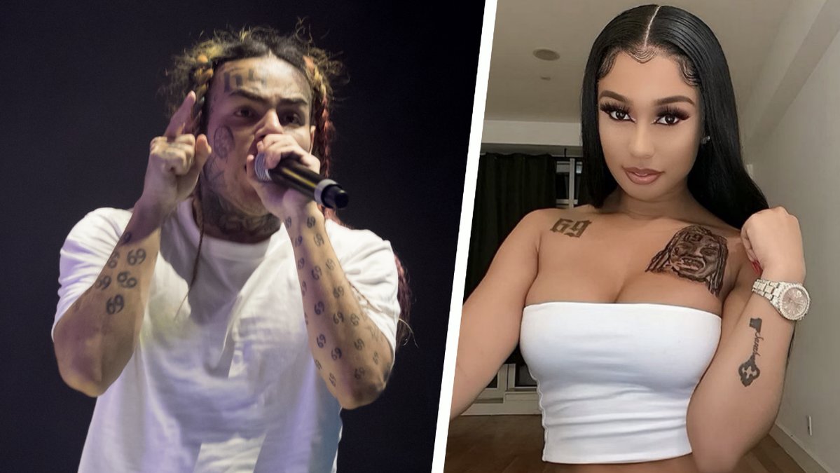 Tekashi 6ix9ines flickvän rasar på Instagram.
