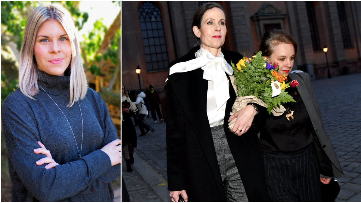 Sara Danius och Sara Stridsberg 
