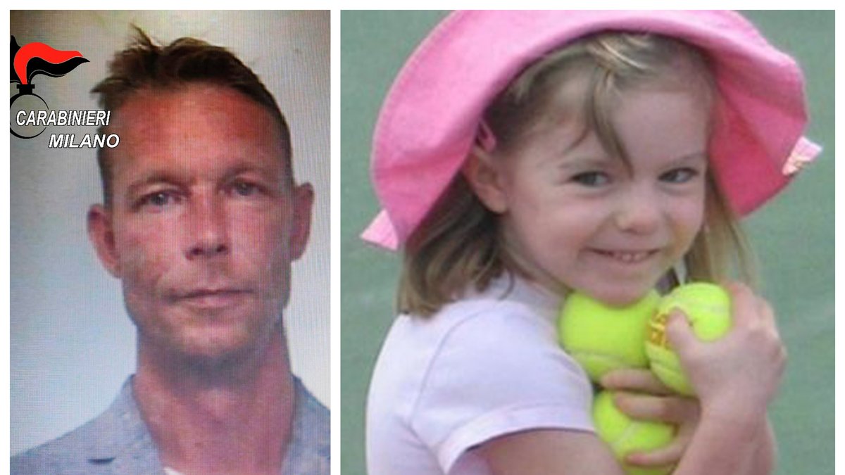 Christian Brückner anklagas formellt för Madeleine McCanns försvinnande.