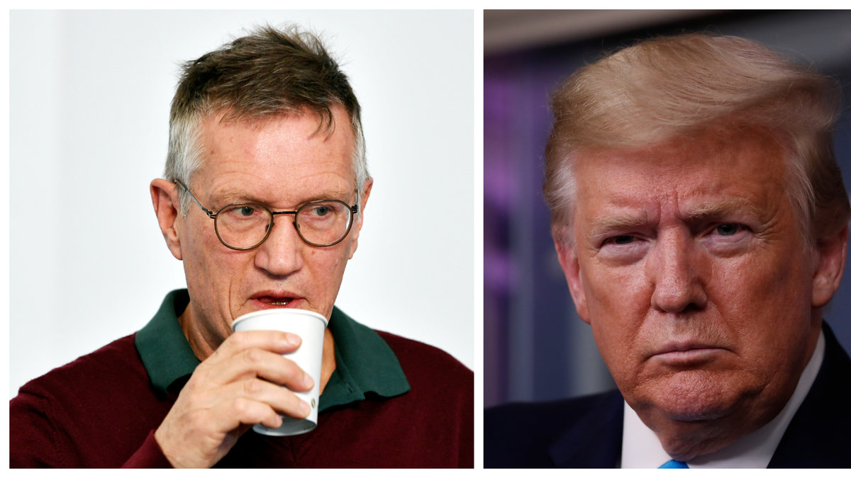 Tegnells svar på Trumps kritik.