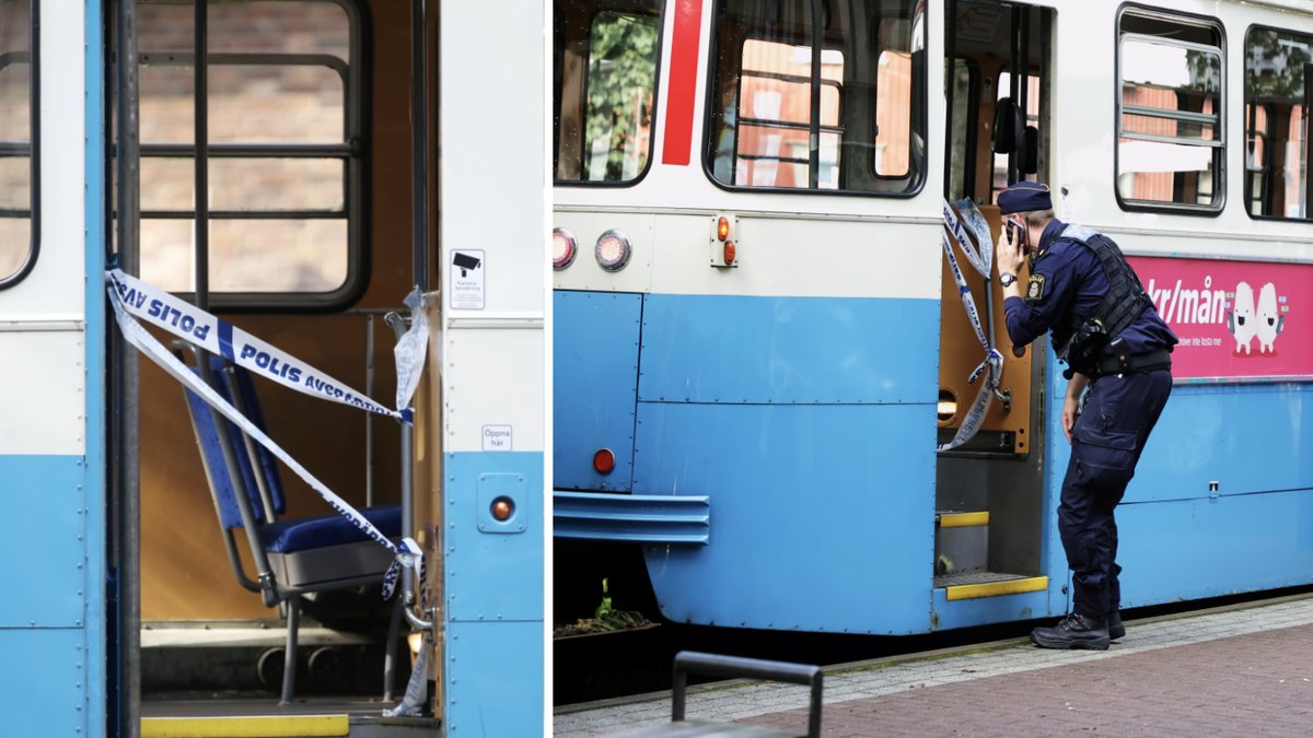 Man häktas efter skjutning på en spårvagn i Göteborg.